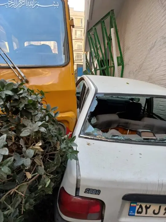 تصادف با جرثقیل