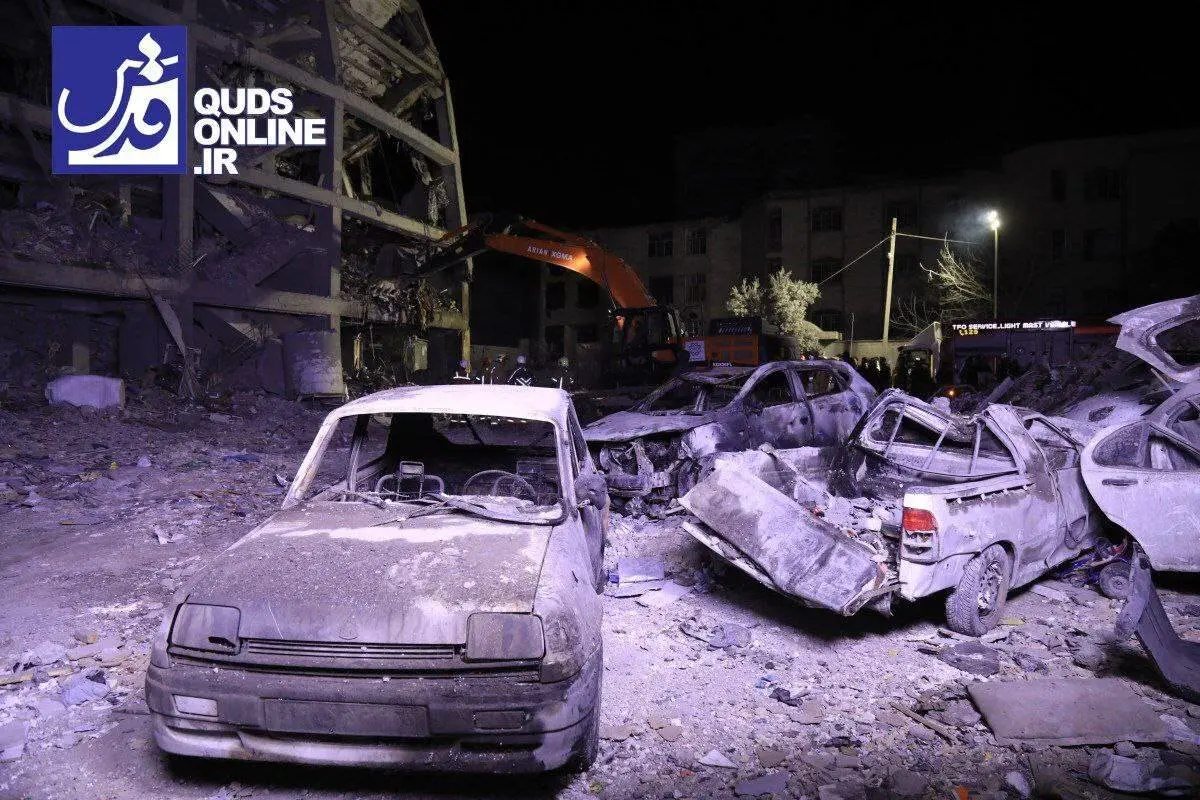 حمله به ساختمان های مسکونی در شرق تهران