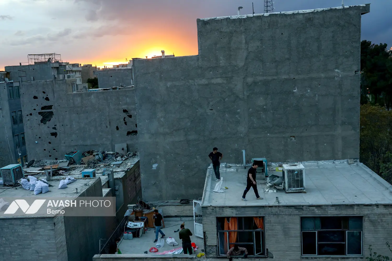 خسارات ناشی از تجاوز هوایی آمریکا و رژیم صهیونیستی تهران ـ۷ فروردین ۱۴۰۴