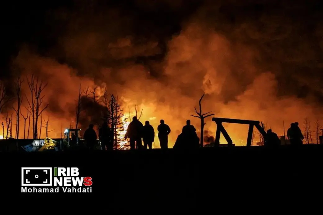 انفجار انبار نفت 5