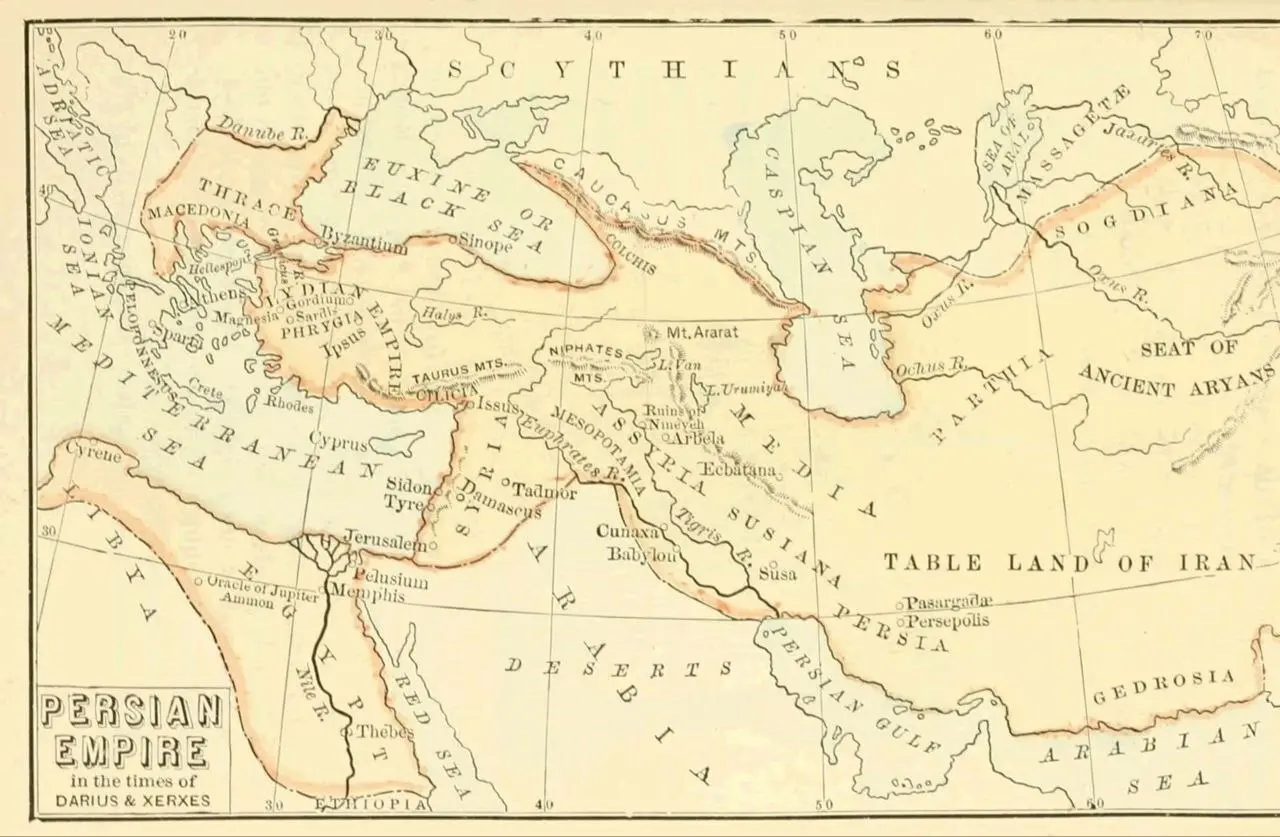 نقشه ایران باستان