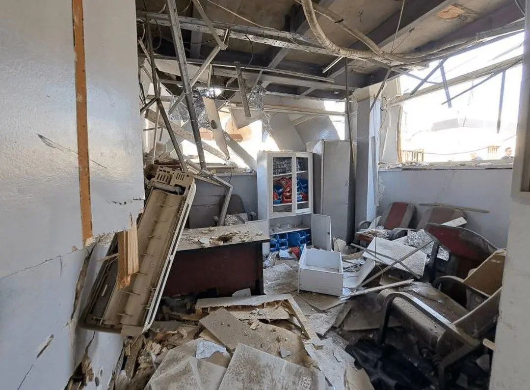 حمله هوایی به یک پایگاه اورژانس در تهران