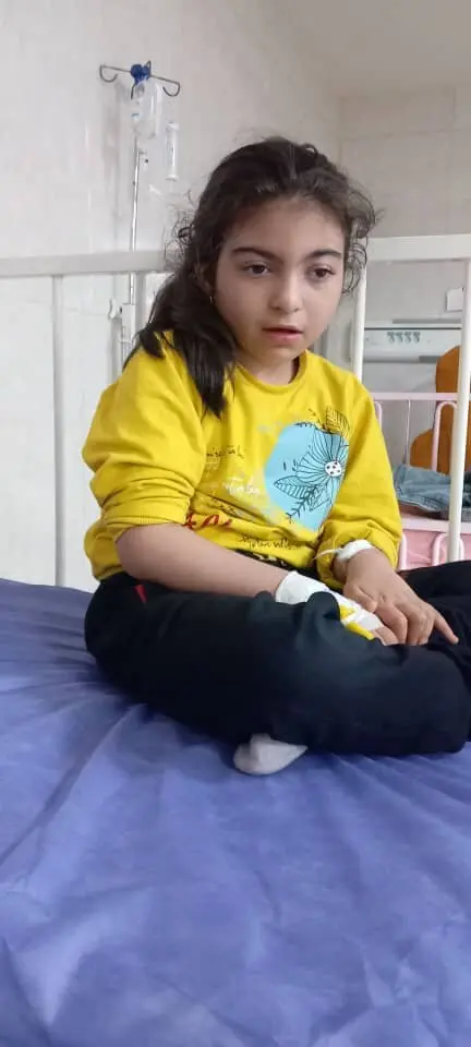 مرگ مغزی دختر 10 ساله