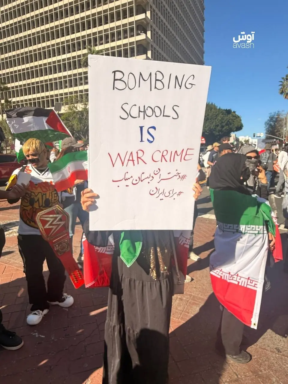 مخالفت با جنگ در لس آنجلس