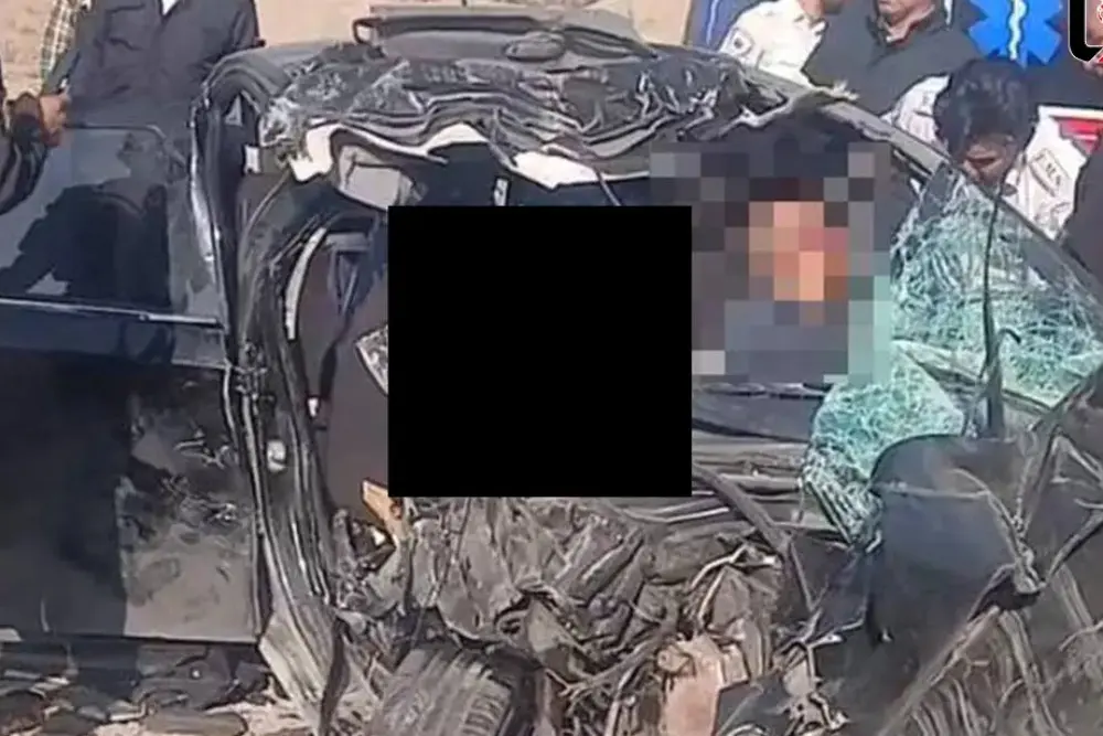 تصادف همسر معاون رئیس جمهور