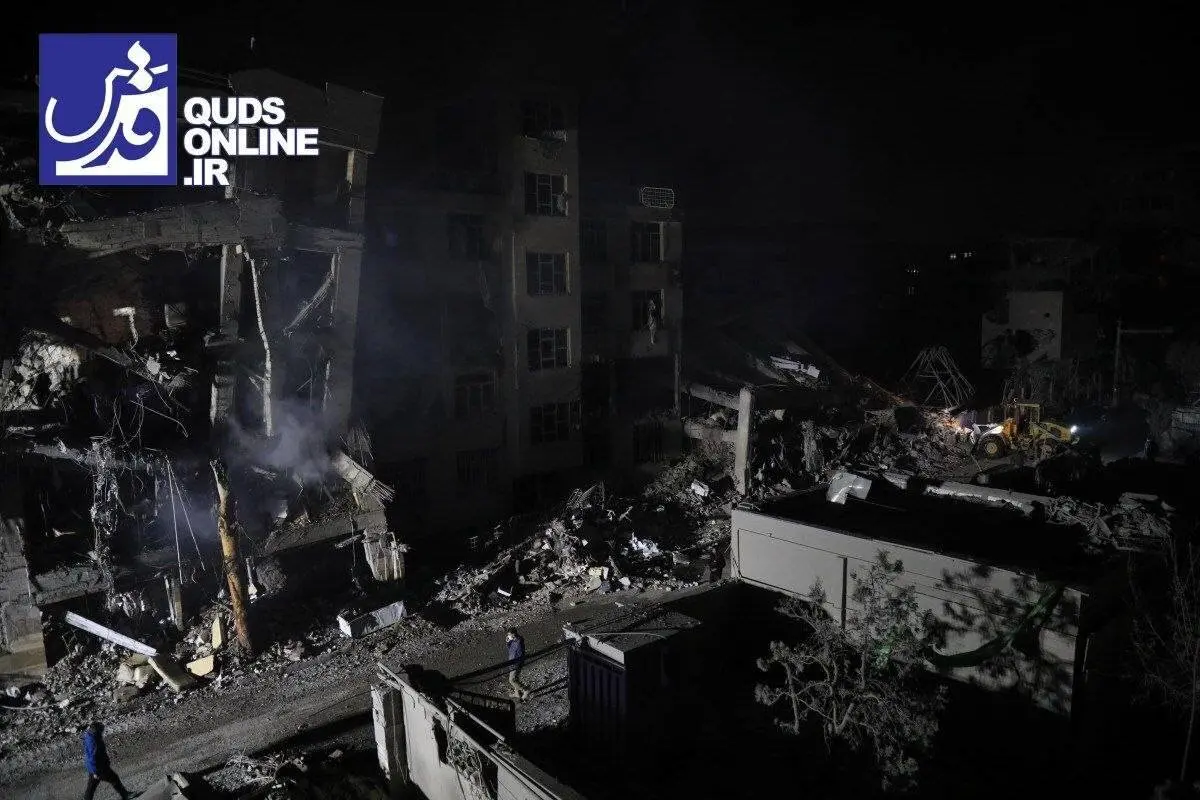 حمله به ساختمان های مسکونی در شرق تهران