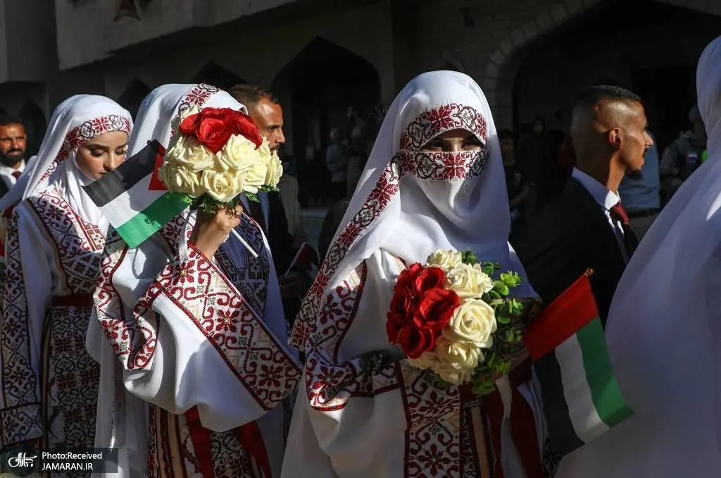 مراسم+عروسی+دستهجمعی+در+غزه+(4)