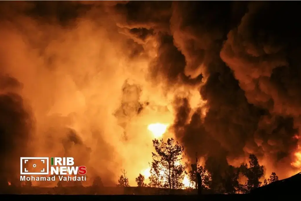 انفجار انبار نفت 2