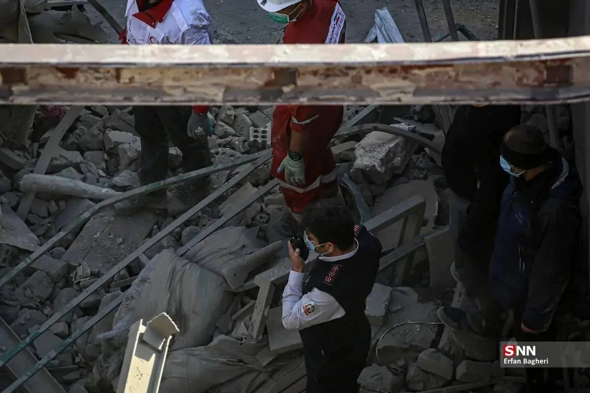 تصاویر حجم خسارات حمله به ساختمان‌های مسکونی خیابان مجاهدین اسلام