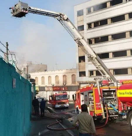 آتش سوزی در مسعودیه