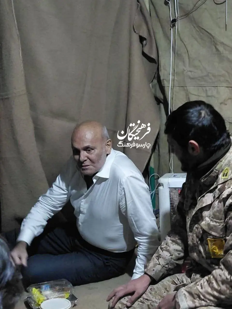 جمشید هاشم پور در ایست بازرسی