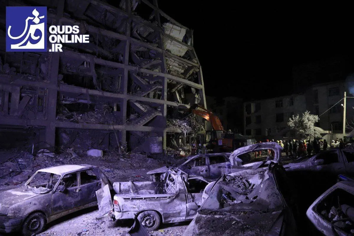 حمله به ساختمان های مسکونی در شرق تهران