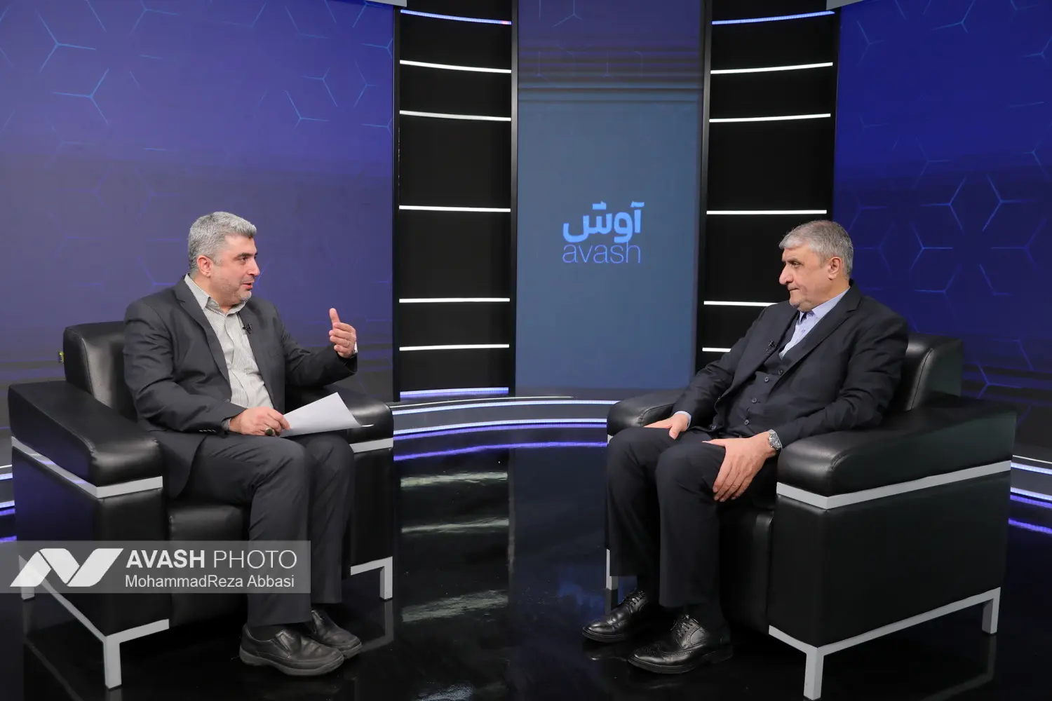 بازدید محمد اسلامی رئیس سازمان انرژی اتمی از تحریریه آوش