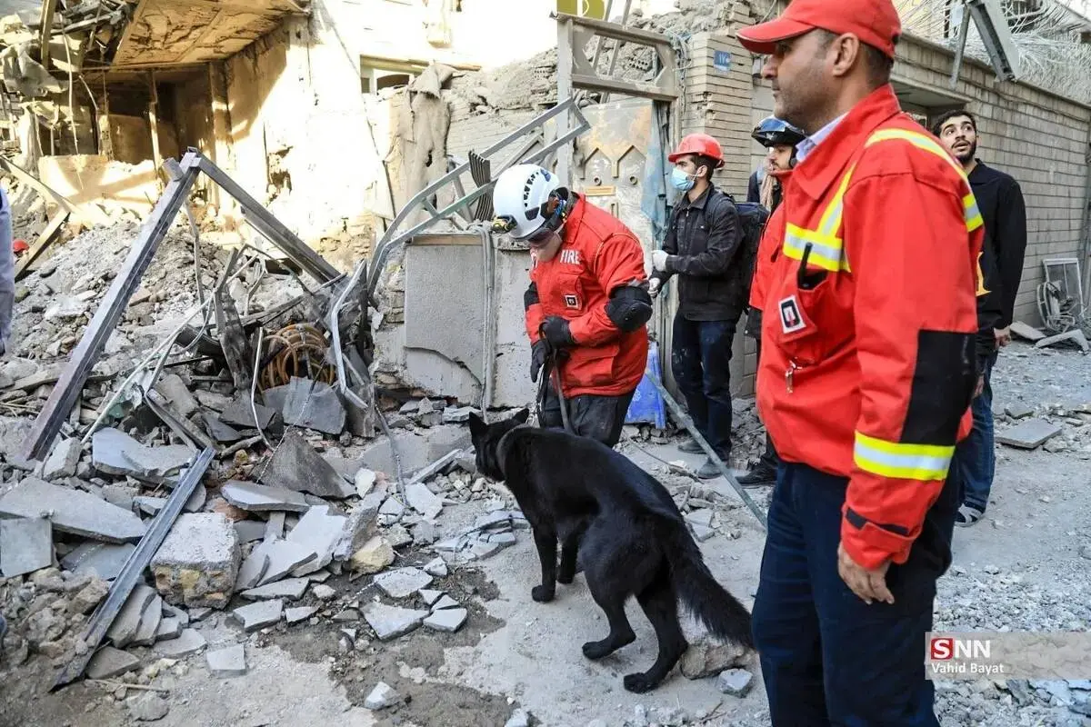 تصاویر حجم خسارات حمله به ساختمان‌های مسکونی خیابان مجاهدین اسلام