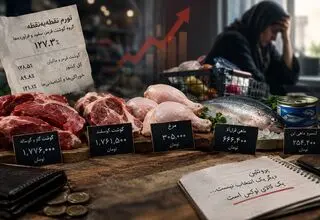 جهش ۱۲۷ درصدی قیمت گوشت و تهدید امنیت غذایی/ حذف ماهی، مرغ و گوشت از سفره ایرانیان