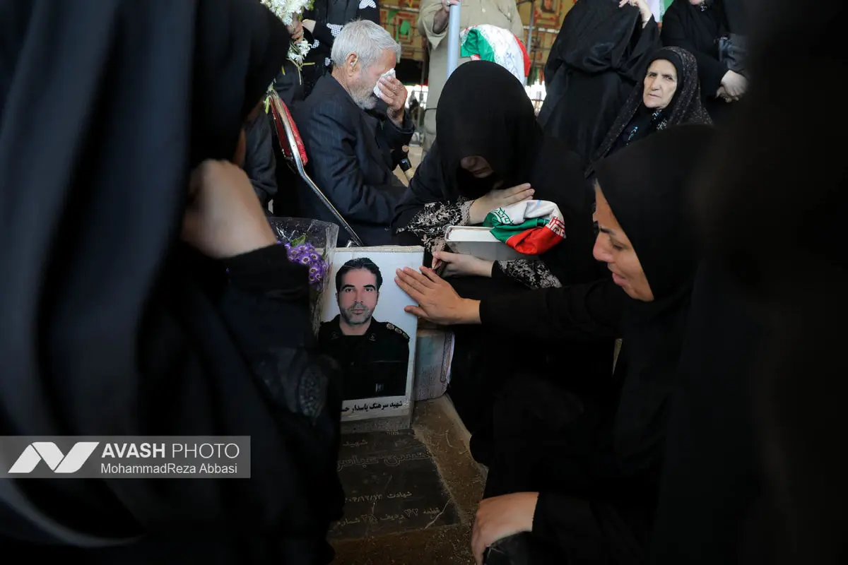 وداع با پیکر شهدای حملات صهیونی-آمریکایی