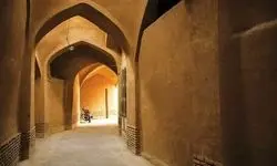 ریزش دیوار در بافت تاریخی شهر یزد بخاطر باران+فیلم