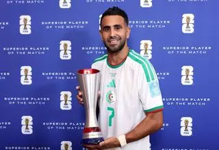 محرز بهترین بازیکن میدان در بازی الجزایر و اتریش شد