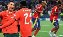 جدال اسپانیا و پرتغال برای قهرمانی