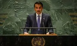 امیر قطر: آنچه در غزه رخ می‌دهد، لکه ننگ است