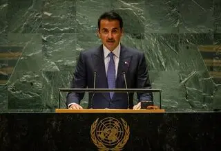 امیر قطر: آنچه در غزه رخ می‌دهد، لکه ننگ است