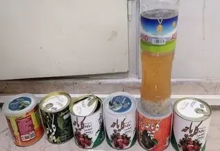 کنسرو کله‌پاچه با طعم مخدر شیشه در فرودگاه امام + عکس
