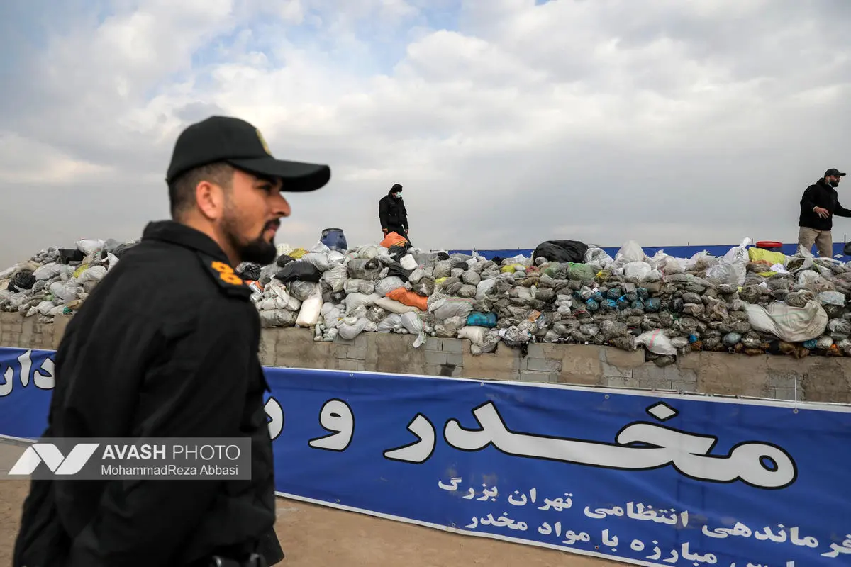 امحای ۲۰ تن مواد مخدر