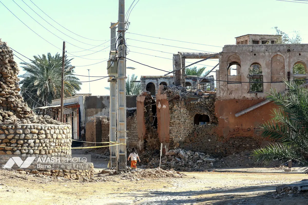 لافت، شهر بادگیرها بعد از بارندگی های اخیر