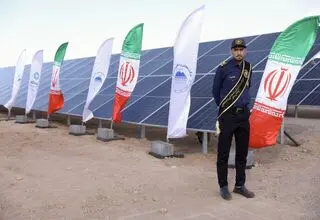 افتتاح بزرگ‌ترین نیروگاه خورشیدی استان یزد با سرمایه‌گذاری بیش ‌از ۵۰ میلیون یورو