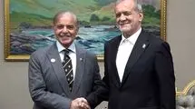 پزشکیان با نخست وزیر پاکستان گفتگو کرد