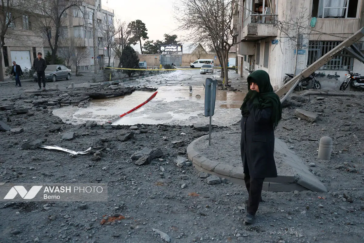 حمله هوایی صبح  امروز به تهران