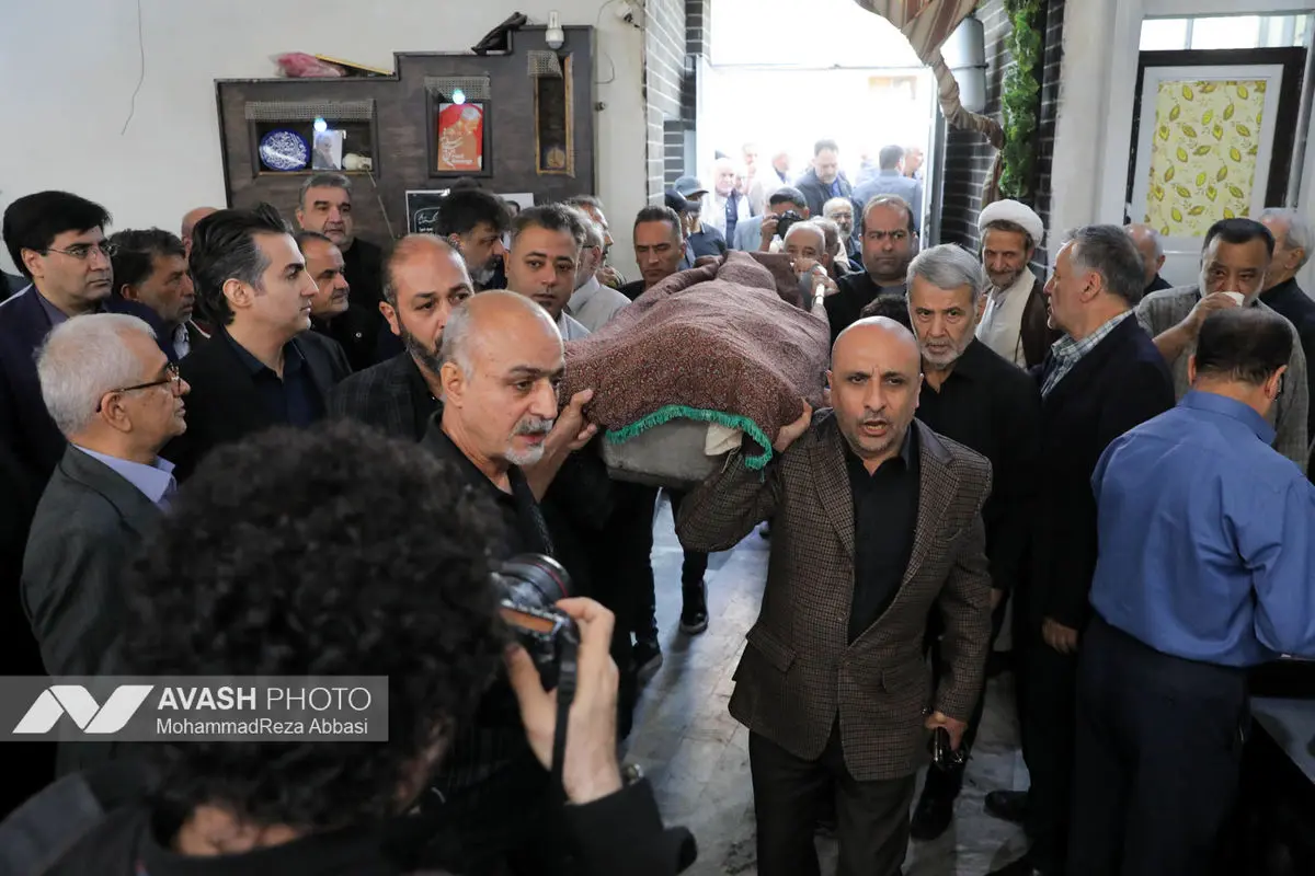 مراسم تشییع سید محمد تاج زاده