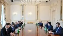 دیدار وزیر خارجه رژیم صهیونیستی با الهام علی‌ اف در باکو