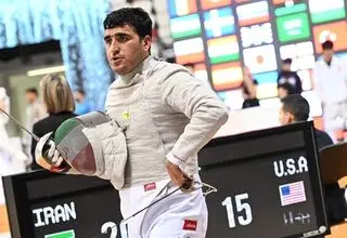 حضور مرد خبرساز شمشیربازی در گرجستان