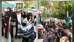 شعار «مرگ بر اسرائیل» و «مرگ بر آمریکا» در تایلند + عکس 