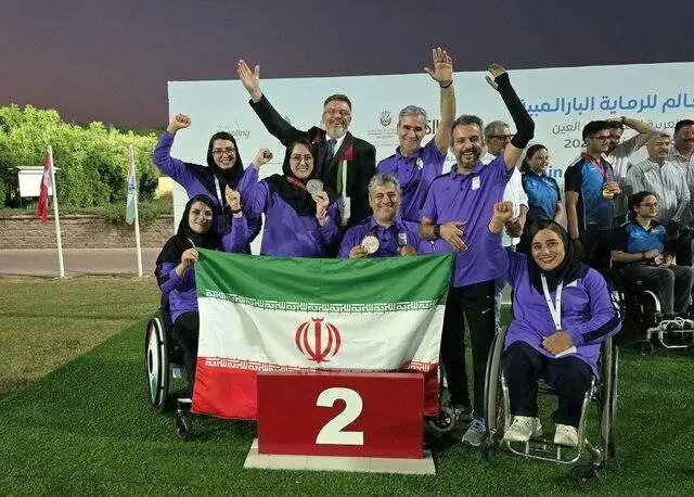  میکس تیمی تپانچه نمایندگان ایران در جام جهانی با مدال نقره