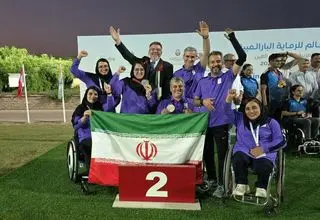  میکس تیمی تپانچه نمایندگان ایران در جام جهانی با مدال نقره