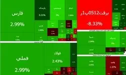بورس سبزپوش شد 