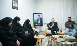 لاریجانی با خانواده حاج رمضان دیدار کرد