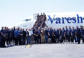 کاروان تیم ملی فوتبال ایران وارد قطر شد