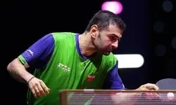 نوشاد عالمیان از مسابقات تنیس روی میز قهرمانی جهان حذف شد