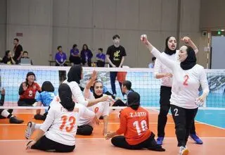 صعود والیبال نشسته بانوان به نیمه‌نهایی