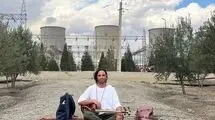 نوازندگی علی قمصری در نیروگاه برق دماوند + عکس