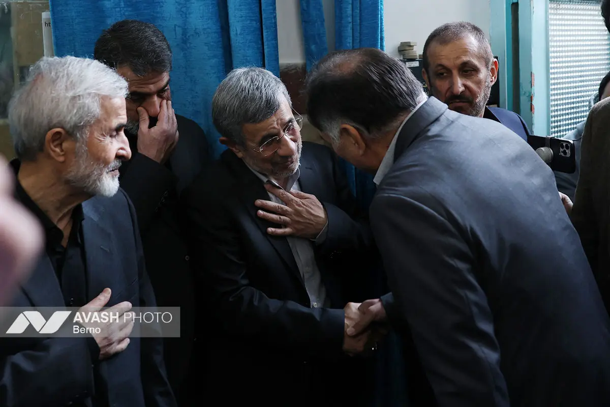 مراسم یادبود زرین احمدی‌نژاد در مسجد جامع نارمک