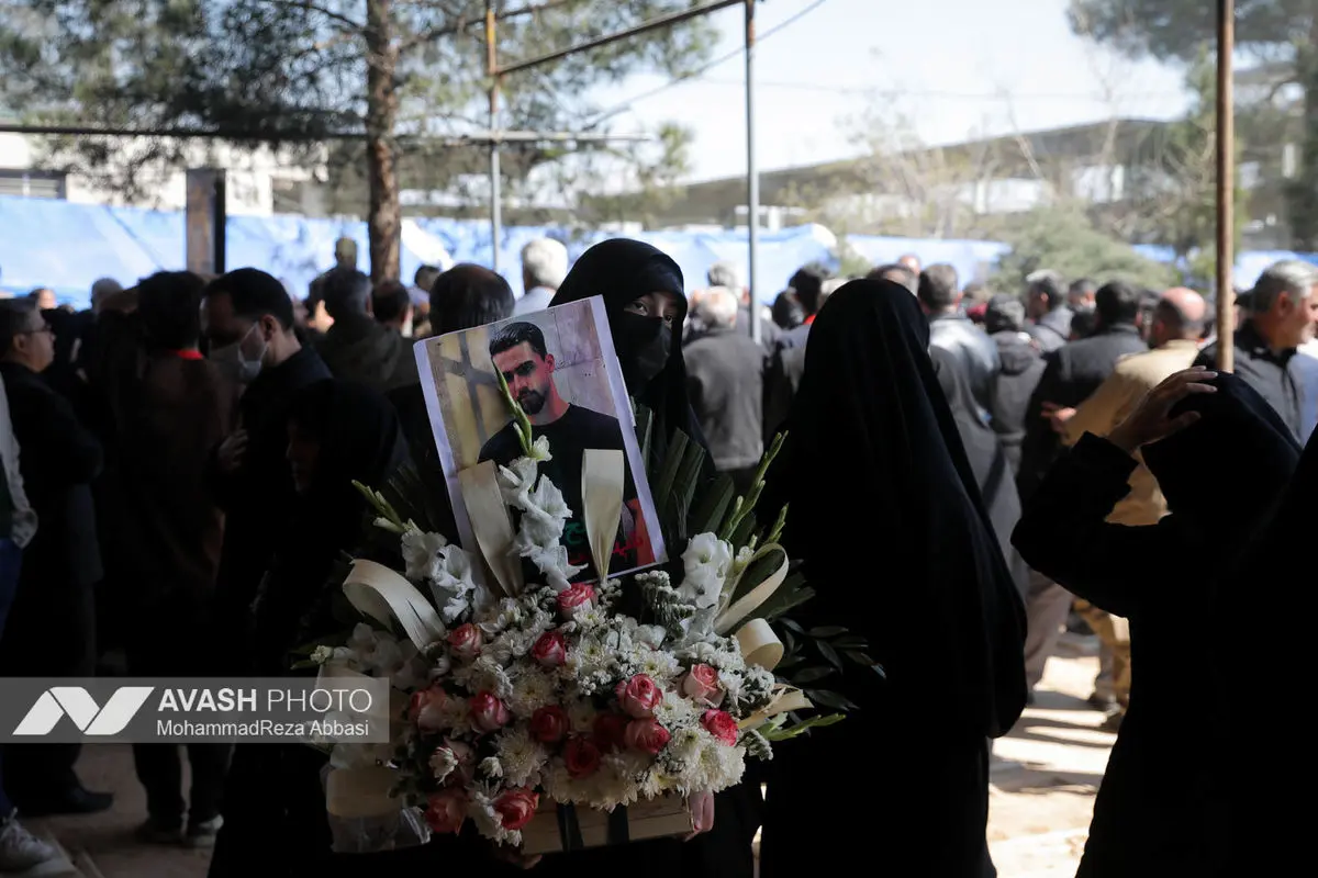 وداع با پیکر شهدای حملات صهیونی-آمریکایی