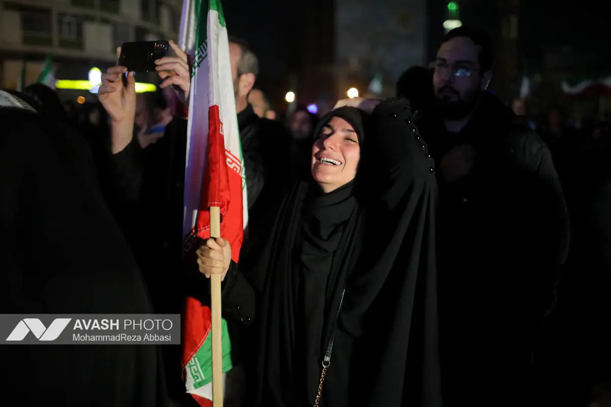 مراسم عزاداری در سوگ رهبر شهید انقلاب - تهران