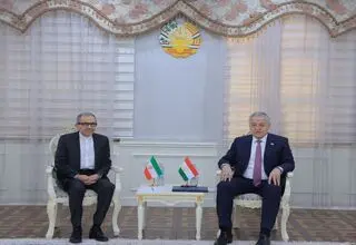 تخت روانچی با وزیر خارجه تاجیکستان دیدار کرد 
