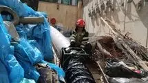 آتش‌سوزی مجتمع مسکونی در مرزداران تهران