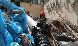 آتش‌سوزی مجتمع مسکونی در مرزداران تهران