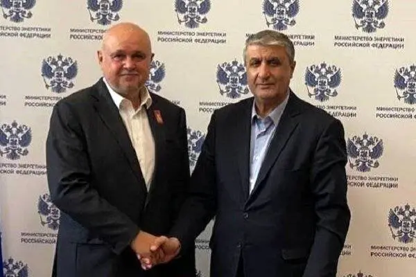 دیدار رئیس سازمان انرژی اتمی ایران با وزیر انرژی روسیه